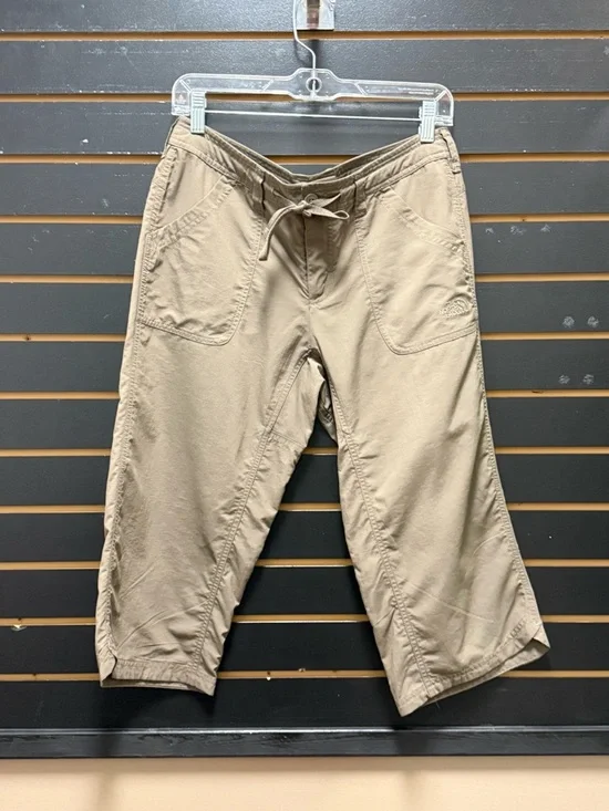 The North Face Women’s Capri Pants Brown Nylon Outdoor Hiking Size 8 - Picture 1 of 5